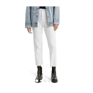 Levi’s Wedgie Straight - White